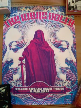 The Mars Volta Poster 09/28/2008 Abraham Chavez Theatre - El Paso,  Tx J Conner