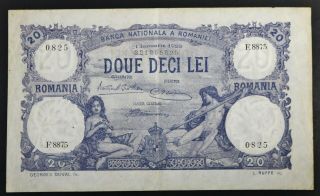Romania 1929 20 Lei Note