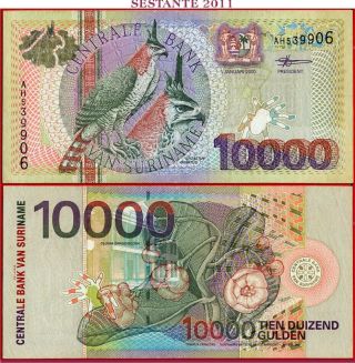(com) Suriname - 10000 Gulden 1.  1.  2000 - P 153 - Vf,