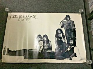 Vintage 1977 Fleetwood Mac Rumors Promo Poster Rock