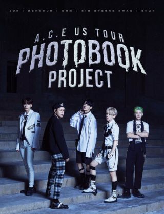 Pre - Order Mmt A.  C.  E Us Photobook Project - Sehyoon Wow Signed Polaroid