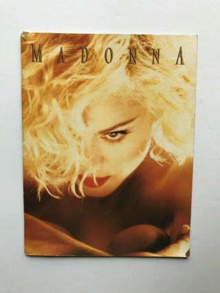 Madonna Blond Ambition Tour 1990 Concert Program Book