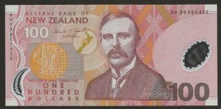 1999 Zealand 100 Dollar Note Unc