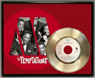 The Temptations My Girl Poster Art Metalized Vinyl Record Memorabilia Plaque