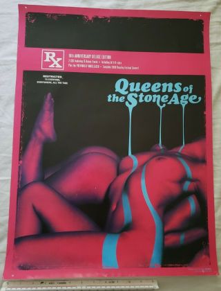Kii Arens - 2010 - Queens Of The Stone Age Concert Poster 18 " X 24 " Rated R Rx