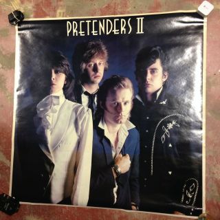 Pretenders " Ii " Promo Poster 1981 | 36 X 36