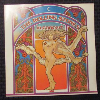 1969 The Rolling Stones In Concert Program Fn,  6.  5 David Byrd 20pgs