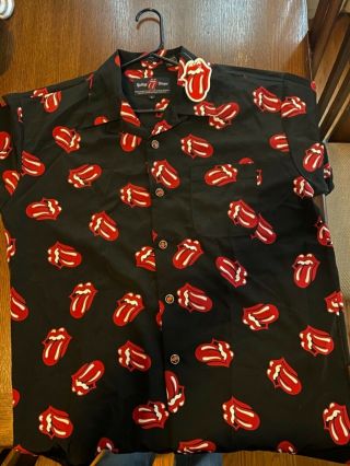 Rolling Stones Dragonfly Shirt With Tag.