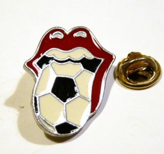 Rolling Stones - Rare Official Bigger Bang Tour Pin 2006 - Football - Nm