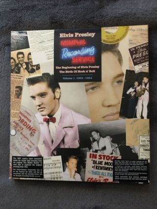 Rare Elvis Presley Memphis Recording Service 2005 Dvd - A,  7 ",  Book