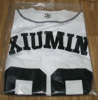 Exo Exoplanet 3 The Exo’rdium Concert Goods Xiumin Baseball Uniform Jersey S