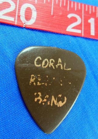 CORAL REEFER BAND Jimmy Buffett Vintage Guitar Pick found in Key West Florida 3