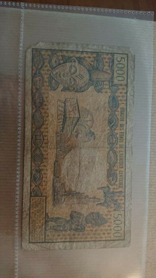 Congo 5000 Francs 1972 rare 2