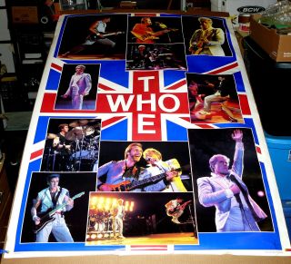 Vintage/unused The Who : Jumbo 58 " X 42 " Poster @ Circa 1983 It 