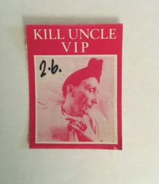 Morrissey Kill Uncle Vip Pass - - June 2,  1991 - - Los Angeles