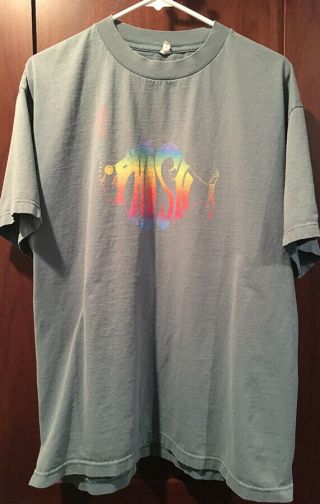 Phish Summer Tour 1997 T Shirt Jim Pollock Ticket Artwork Authentic Very Rare