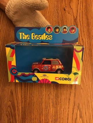 The Beatles 2000 Corgi ‘psychedelic Mini’ Withdrawn Car Apple Corps