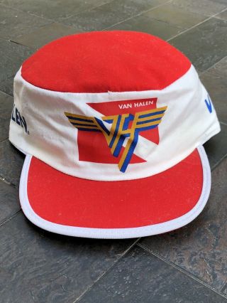Van Halen Diver Down 1982 Tour Painters Cap Hat Bright Colors