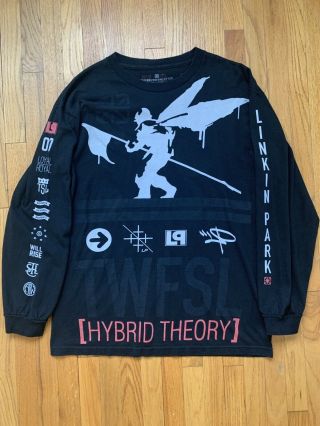 Linkin Park X The Seventh Letter Tsl Hybrid Theory 15th Anniversary Longsleeve L