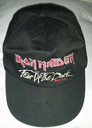 Iron Maiden Fear Of The Dark Fan Club Hat Cap