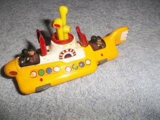 The Beatles Corgi Yellow Submarine 1969 With Figures 803 Made In Gb 3 Propellors