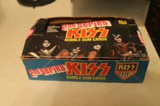 Kiss Vintage 1978 Donruss Series 2 Trading Cards Empty Box W/series 1&2 Wrapper
