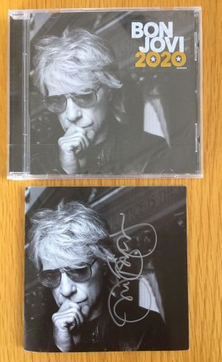 Bon Jovi 2020 Cd Limited Signed / Autographed By Jon Bon Jovi -
