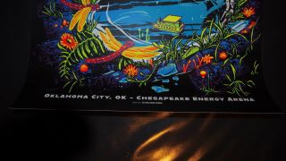 Pearl Jam Concert Poster Munk One Oklahoma City 2020 SE 2