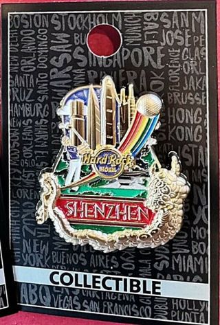 Hard Rock Hotel Shenzhen 2020 Core City Icon Pin