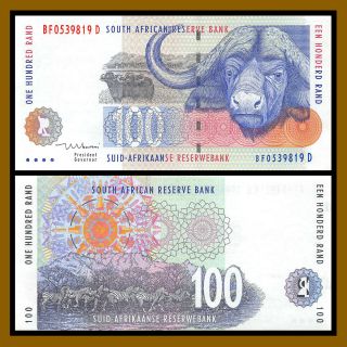 South Africa 100 Rand,  Nd 1999 P.  126b Signature 8 Uncirculated