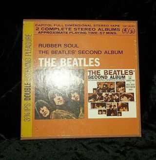 The Beatles Rubber Soul & Second Album Reel To Reel Capitol Y2t 2467