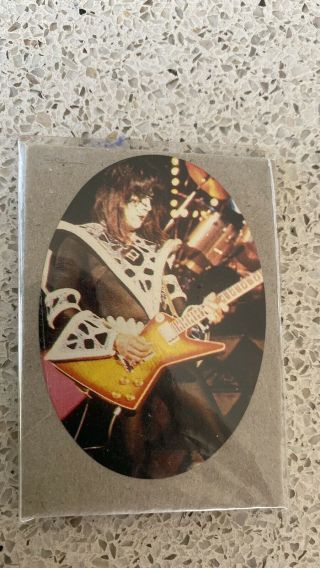 KISS AUCOIN 1980 Australian Ace Frehley Rare Poster Pack Sticker Only. 2