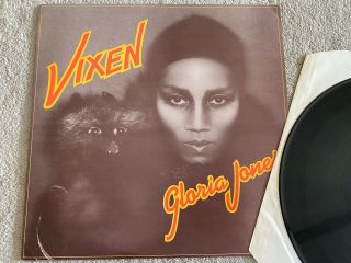 Gloria Jones Vixen Uk Promo Lp 12” Produced Marc Bolan Rare Deleted