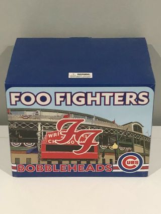 Foo Fighters Wrigley Field Cubs Bobblehead Set 2018 Tour