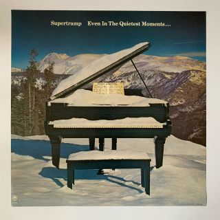 1977 Supertramp Even In The Quietest Moments Promo Rock Poster 24 " A&m