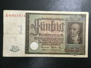 Germany 50 Rentenmark 1934