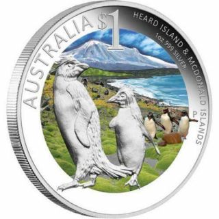 Australia 2011 1$ H&m Islands Celebrate Australia 1 Oz Silver Proof Coin