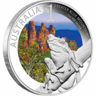 Australia 2011 1$ Gbm Celebrate Australia 1 Oz Silver Proof Coin
