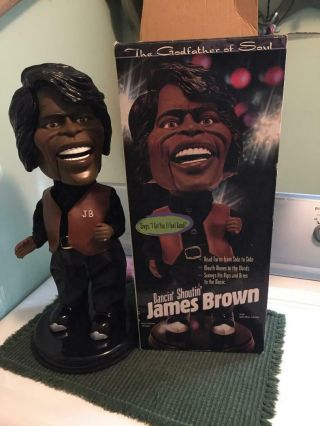 James Brown Dancing & Singing 19 " Doll " I Feel Good " Gemmy Industries Nib