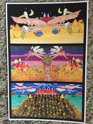 Neil Young - Zuma - Tryptich Print Signed By Artist James Mazzeo,