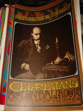 Youngbloods Other Half Charltons Avalon Ballroom Family Concert Poster Fd - 71