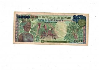 Rwanda 5000 Francs 1978 Pb1
