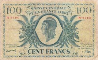 French Equatorial Africa Colony 1000 Francs 1941 P - 13 Af Liberty
