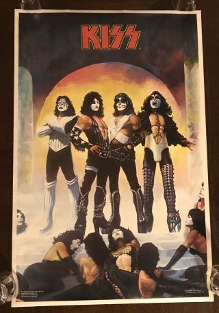 Kiss Love Gun Poster 1977 Authentic