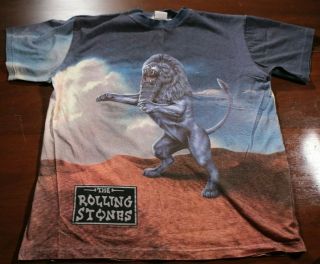 True Vintage The Rolling Stones Bridges To Babylon Tour Concert T - Shirt Shirt