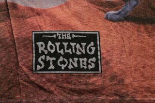 True Vintage The Rolling Stones Bridges to Babylon Tour Concert T - Shirt Shirt 2