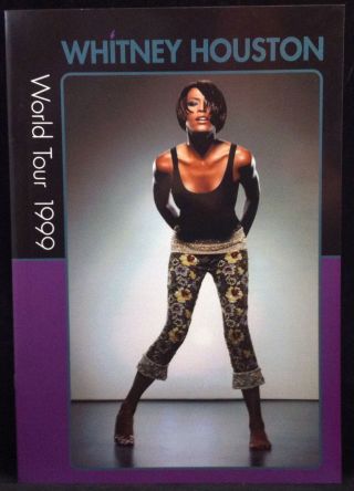 Whitney Houston World Tour 1999 Concert Program