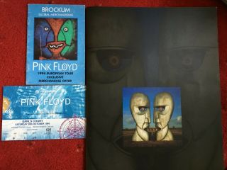 Pink Floyd Earls Court 1994 Division Bell Programme/ticket/merch Book Gilmour
