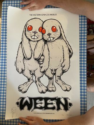 Ween Poster By Jermaine Rogers Signed & Numbered