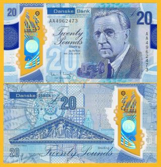 Northern Ireland 20 Pounds P - 2020 (prefix Aa) Danske Bank Unc Polymer